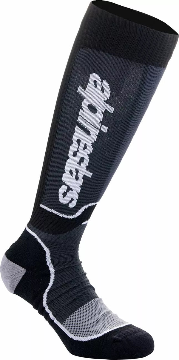Alpinestars (MX) Sock MX Plus Black/White L 4702324-12-L