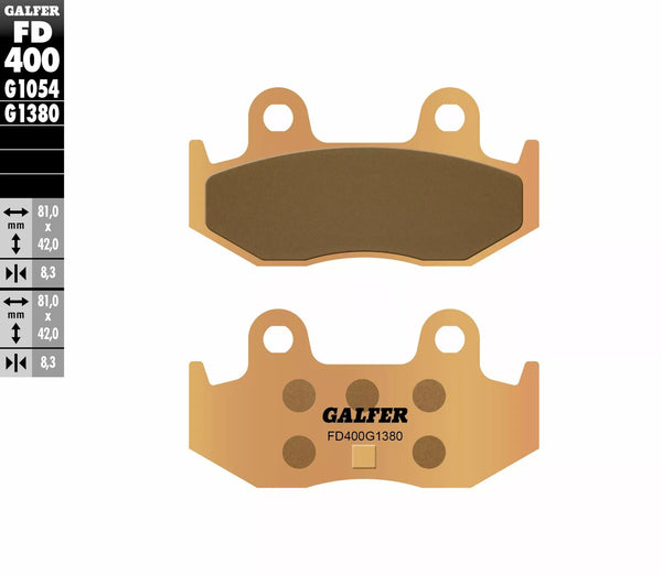 Galfer Brake Pad Sinterned Scooter FD400G1380