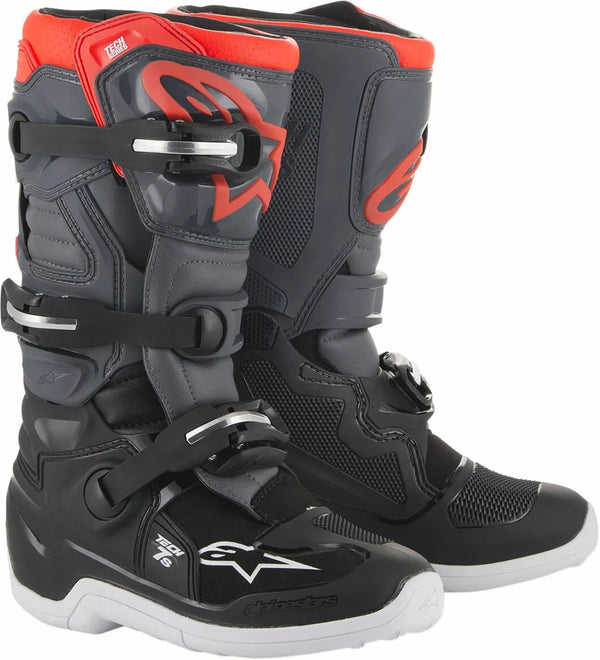 Alpinestars (MX) Tech7s DGY/LGY FL/RD 8 2015017-1133-8