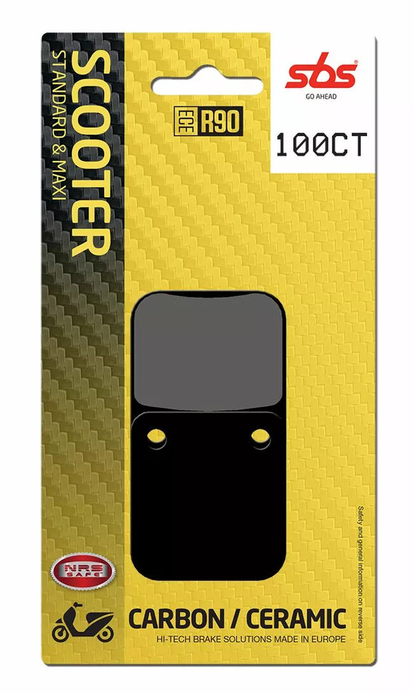 SBS Brake Pad Car/Cer Scoot 100ct