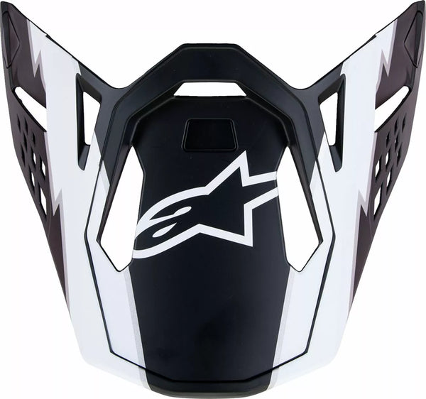 Alpinestars (MX) Visor SM10 Amp Black/WHT 8980623-1121-OS