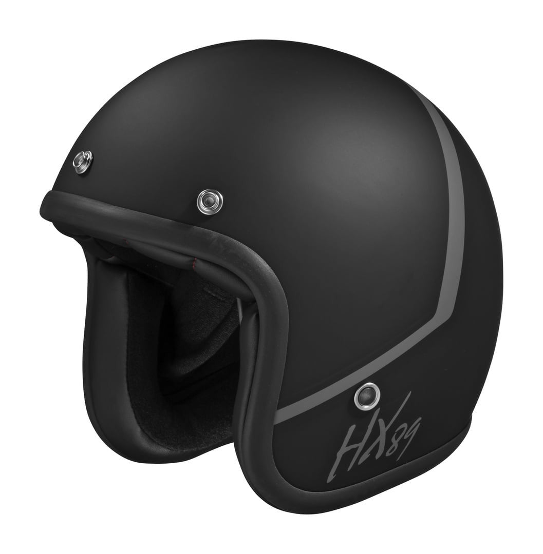 IXS OPEN MC Helmet 89 2.0 Matt Black /Gray