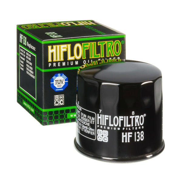 Filtro de óleo Hiflofiltro Black brilhante - HF138 HF138