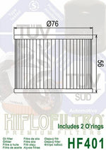 HIFLOFILTRO Oil Filter - HF401 HF401