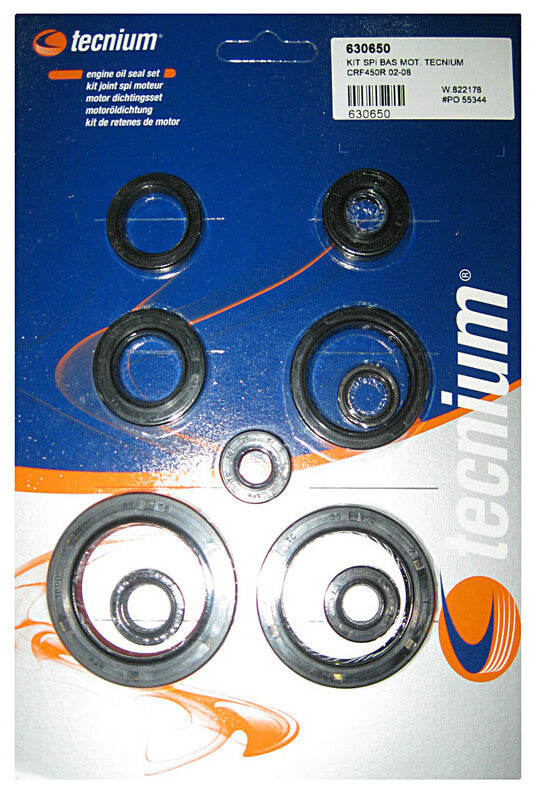 Tecnium Motor Oil Seals Conjunto 1016042
