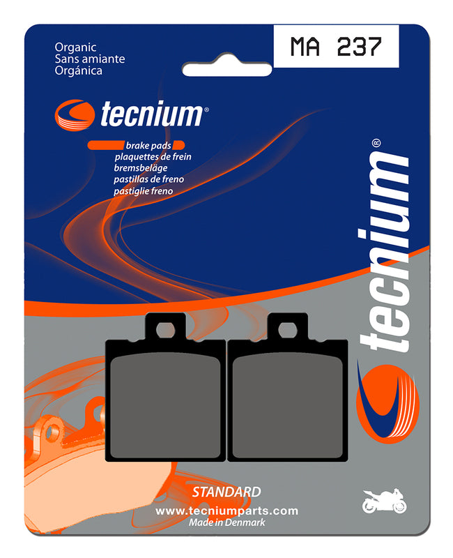 Tecnium Street Organic Brake Pads - MA237 1022436