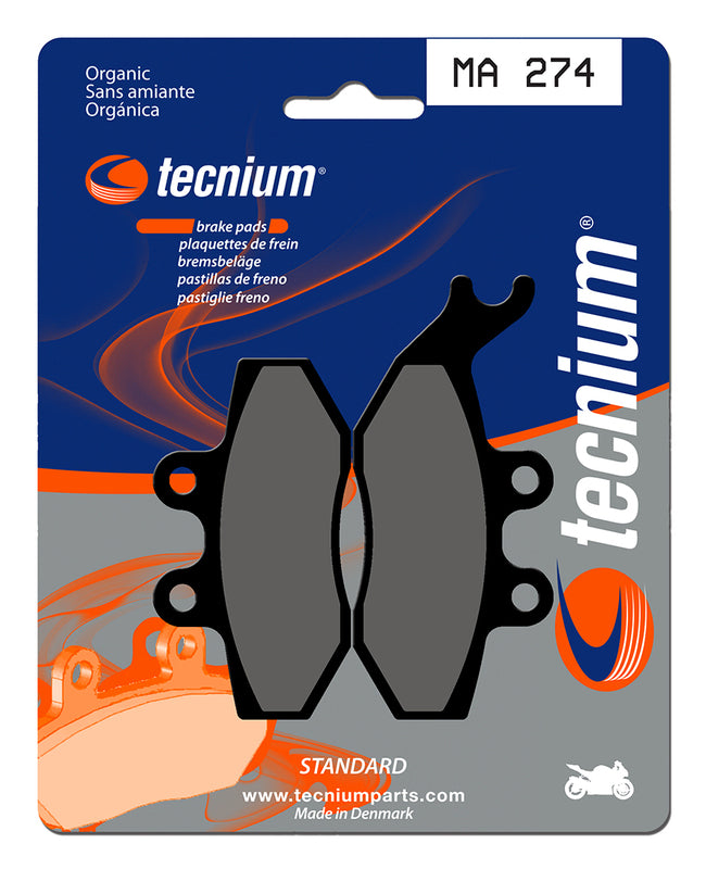 Tecnium Street Organic Brake Pads - MA274 1022452