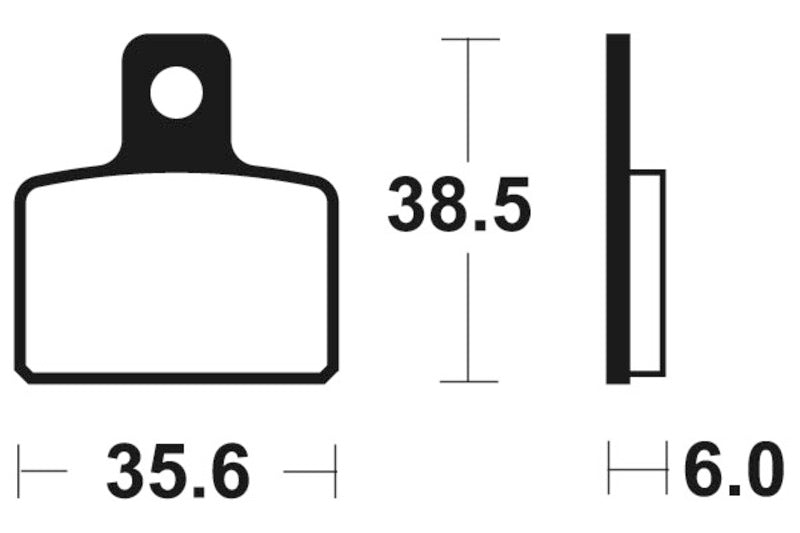 Tecnium Street Organic Brake Pads - MA303 1022472