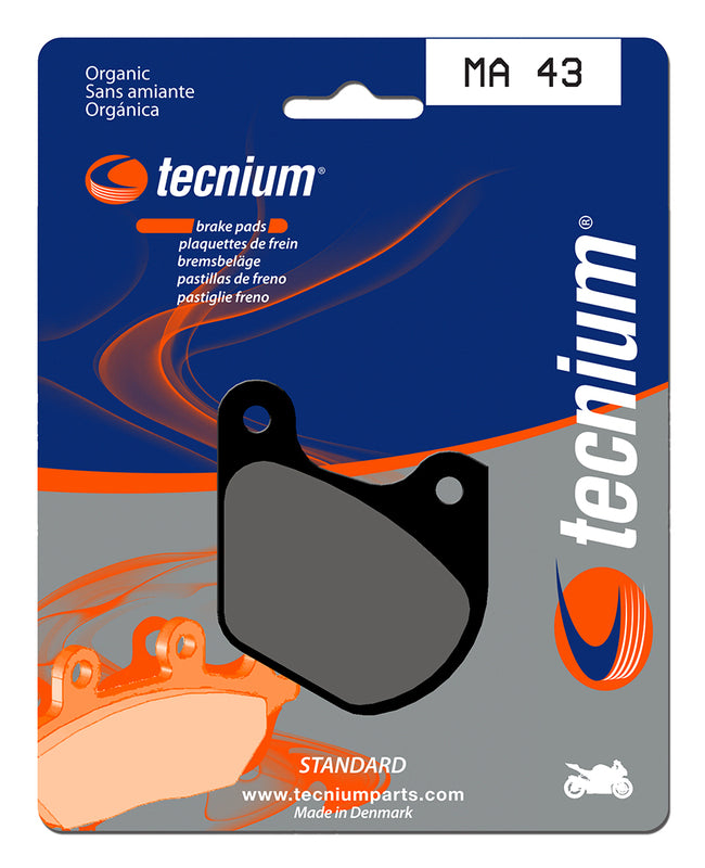 Tecnium Street Organic Brake Pads - MA43 1022514