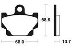 Tecnium Street Organic Brake Pads - MA50 1022523