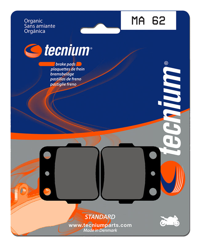 Tecnium Street Organic Brake Pads - MA62 1022536