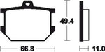 Tecnium Street Organic Brake Pads - MA7 1022538