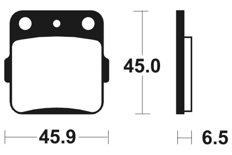 Tecnium Street Organic Brake Pads - MA84 1022553