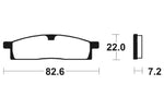 Tecnium Street Organic Brake Pachots - MA89 1022558