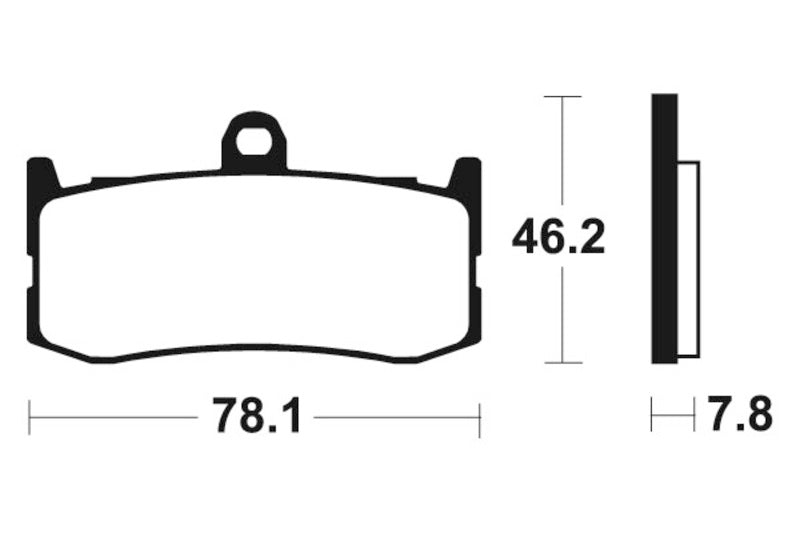 Tecnium Racing Sinterned Metal Carbon Breai Pachots - MCR364 1022600