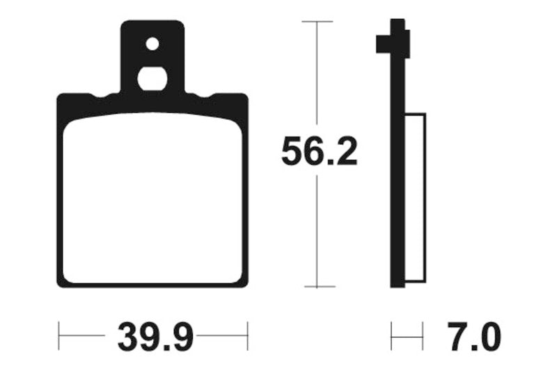 Tecnium Scooter Organic Brake Pachots - ME19 1022630