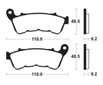 Tecnium Street Performance Sintered Metal Brake Pads - MF434 1022795