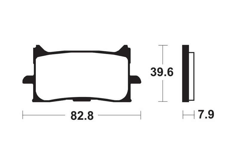 Tecnium Street Performance Sinterned Metal Brake Pachots - MF440 1022796