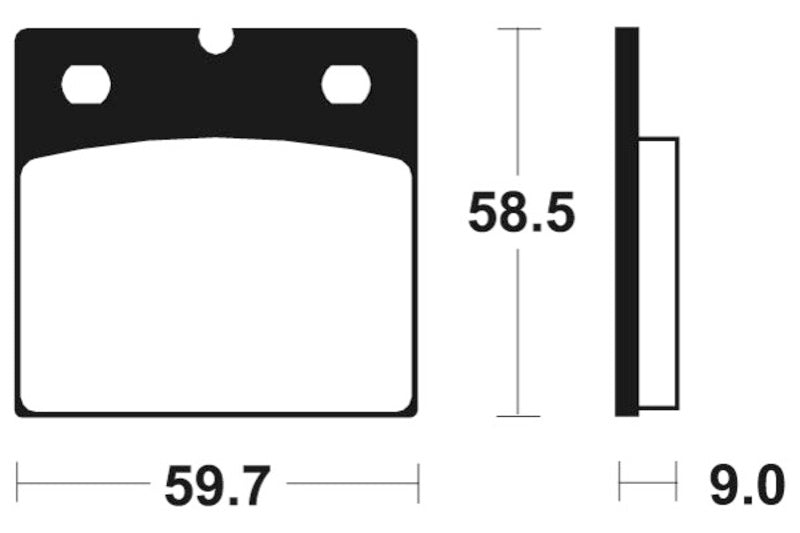 Tecnium Street Performance Sinterned Metal Brake Pachots - MF54 1022798