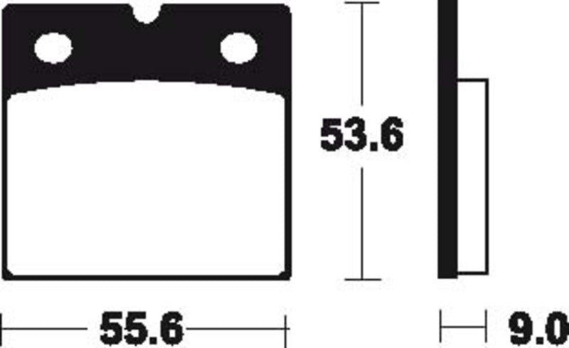 Tecnium Street Performance Sinterned Metal Brake Pachots - MF6 1022801