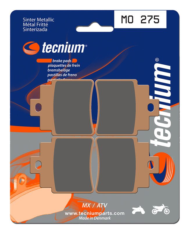 Tecnium MX/ATV Sinterned Metal Breai Pachots - MO275 1022869