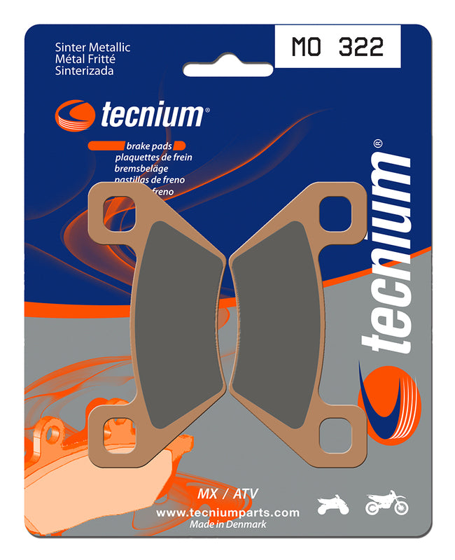 Tecnium MX/ATV Sinterned Metal Breai Pachots - MO322 1022884