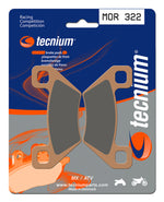 Tecnium Racing MX/ATV PADS DE FREIO METAL SINTERD - MOR322 1022987