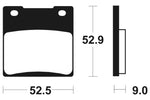 Tecnium Street Performance Sinterned Metal Brake Pachots - MR56 1023095