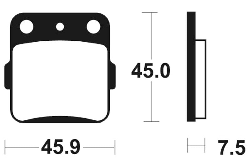 Tecnium Street Performance Sinterned Metal Brake Pachots - MR92 1023104