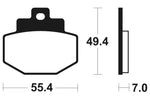 Tecnium Maxi Scooter Sinterned Metal Brake Pachots - MSS272 1023202