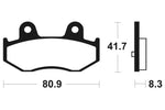 Tecnium Maxi Scooter Sinterned Metal Brake Pachots - MSS281 1023205