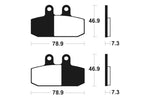 Tecnium Maxi Scooter Sinterned Metal Brake Pachots - MSS293 1023207