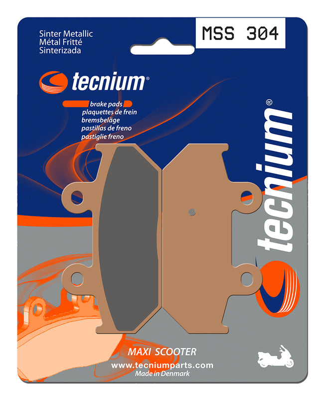 Tecnium Maxi Scooter Sinterned Metal Brake Pachots - MSS304 1023208