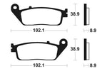 Tecnium Maxi Scooter Sinterned Metal Brake Pachots - MSS311 1023209