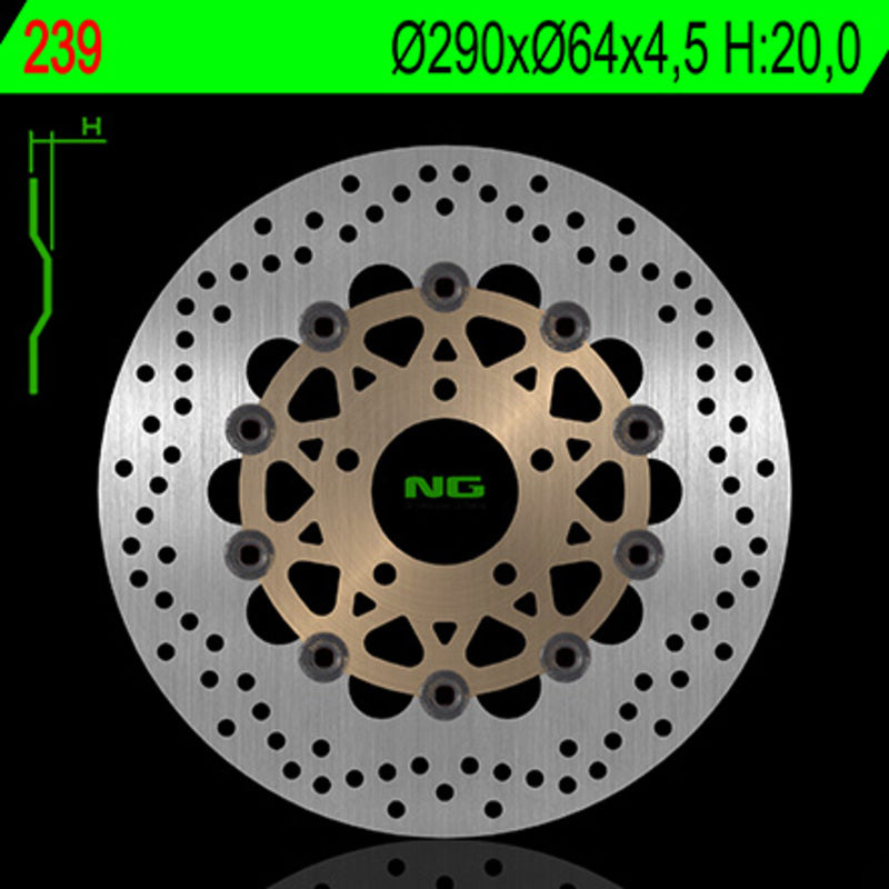 NG Brake Disc Rodada 239