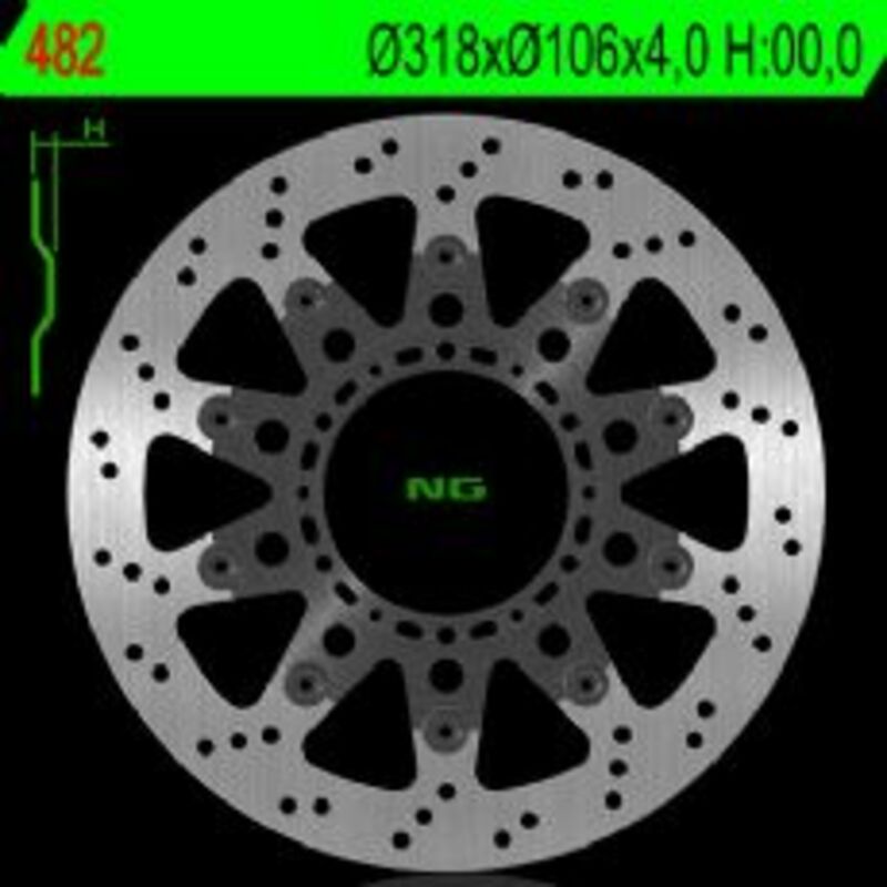 NG Brake Disc Rodada 482