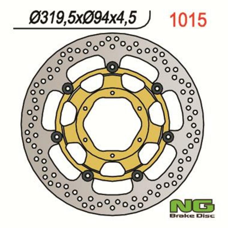 NG Brake Disc Rodada 1015