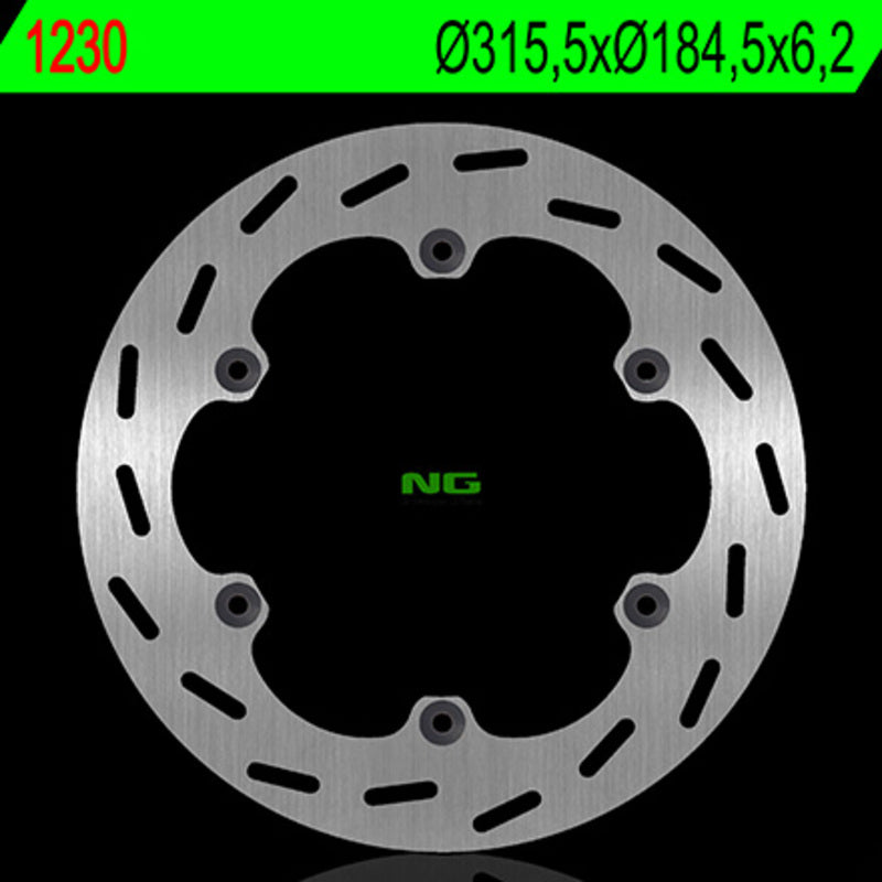 Ng Disco de freio Rodada 1230