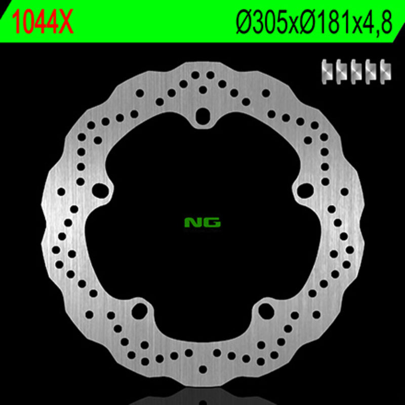 NG BRAKE DISC WAVE 1044X