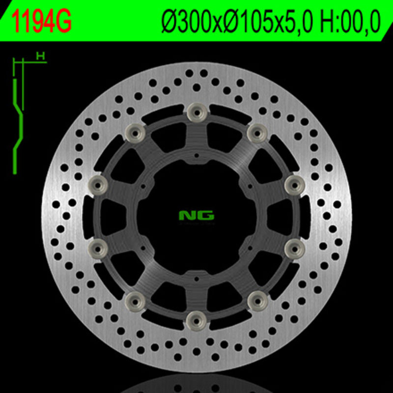 NG Brake Disc Rodada 1194g