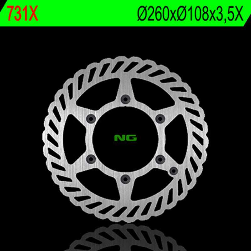 Onda de disco de freio ng 731x