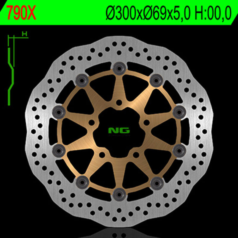 Onda de disco de freio ng 790x