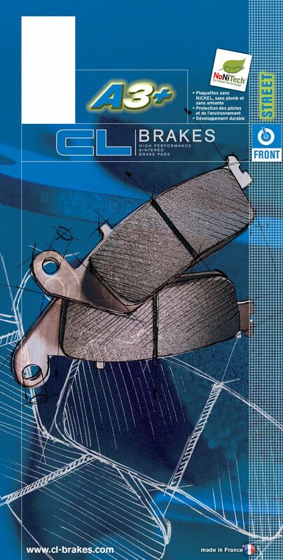 CL BRAKES Street Pastilhas de travão de metal sinterizado - 2246A3+ 2246A3+ 