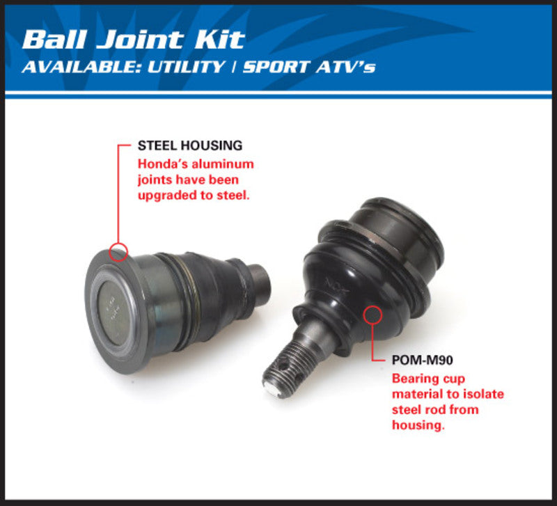 Todas as bolas inferiores ao braço A articulação de esferas de recondicionamento Kit Yamaha YFM 660F Grizzly 42-1034