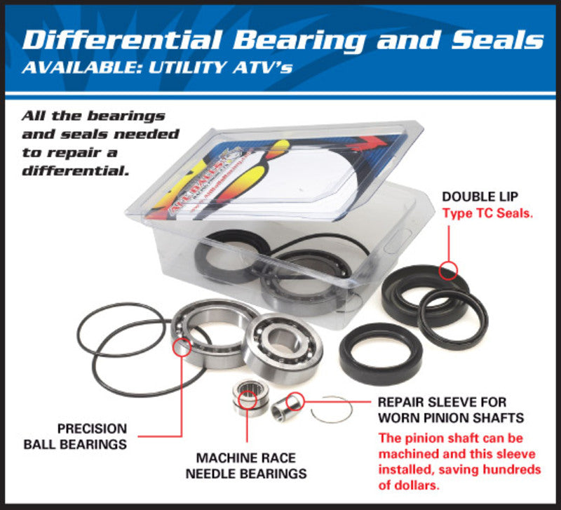 All Balls Front Diference Roleting & Seal Kit Can AM 25-2069