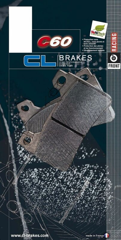 CL BRAKES Racing Pastilhas de travão de metal sinterizado - 1207C60 1207C60 