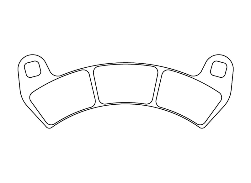 CL BRAKES ATV Sintered Metal Brake pads - 1247ATV1 1247ATV1