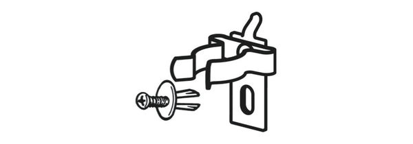 Beta Spring Hook for Shop Furniture Ø13mm Aluminum With Screw 08880252