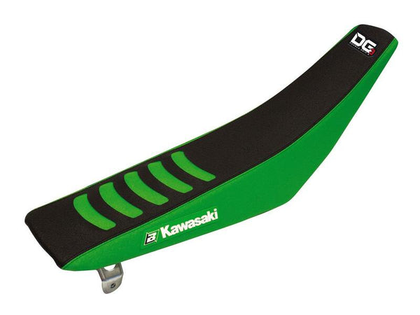 Blackbird Double Grip 3 Saddle Cober - Green/Black - Kawasaki KX250F/450F 1431H