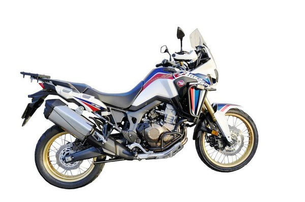 Bihr Black Aluminium Adventure Bars Honda Africa Twin CRF1000L DCT ABS2BI197024A0004